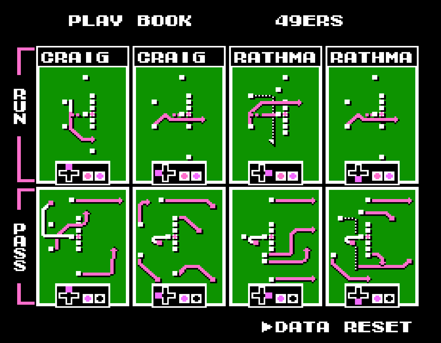 Forty Niners Playbook Gamer