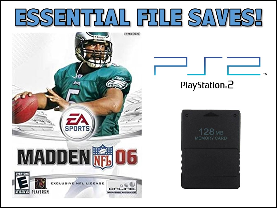 Madden NFL 06 File Saves (Playstation 2) – Playbook Gamer